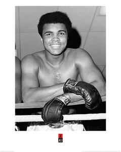 Művészeti nyomat Muhammad Ali - Smile, (60 x 80 cm)