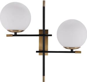 Italux glamour modern fali lámpa stelia antik bronz fehér matt fekete itxwl-43660-2
