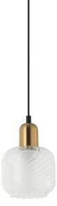 Italux modern függeszték lamezia antik bronz fehér fekete átlátszó itxpnd-67594-1-brocl