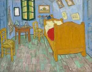 Vincent van Gogh - Reprodukció Van Gogh's Bedroom at Arles, 1889, (40 x 30 cm)