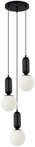 Italux modern függeszték aldeva fehér fekete itxpnd-02340-3s-bk