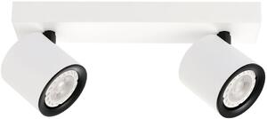 Italux modern spot lámpa karlota fehér fekete itxspl-31959-2b-wh