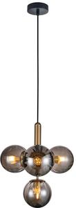 Italux glamour modern függeszték ravena füstös sárgaréz itxpnd-2324-4bbro+sg