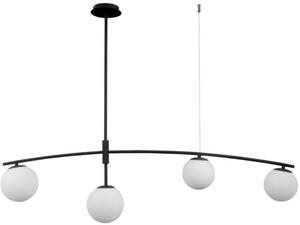 Italux glamour modern függeszték senai fehér fekete itxpnd-31322-4a-sb