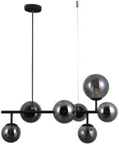 Italux glamour modern függeszték frontera fekete füstös itxpnd-40423-7