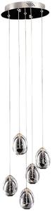 Italux glamour modern függeszték huelto króm itxpnd-22112132-5acr