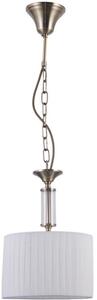 Italux glamour modern függeszték ferlena antik bronz fehér itxpnd-28343-1