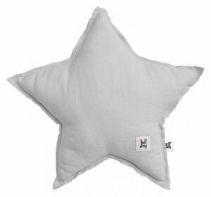 Len díszpárna STAR STONE GRAY