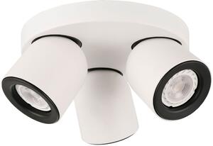 Italux modern spot lámpa nuora fehér fekete itxspl-2855-3c-wh