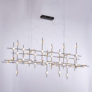 Italux glamour modern függeszték provenza fekete arany itxmd18001067-55a bg