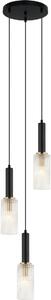 Italux modern függeszték perola fekete arany itxpnd-43309-3 bk+br