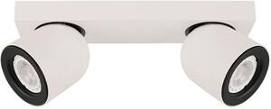 Italux modern spot lámpa nuora fehér fekete itxspl-2855-2b-wh