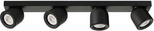 Italux Modern Spot lámpa Nuora Fekete ITXSPL-2855-4B-BL