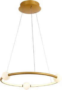 Italux glamour modern függeszték lozanna antik bronz fehér itxpnd-20112035-1agd