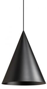KONOS fém függeszték lámpa; fekete, 1xE27, átm:35cm - Redo-01-3025