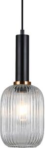 Italux glamour modern függeszték antiola fekete átlátszó itxpnd-5588-1m-bkcl