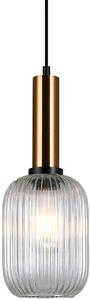 Italux glamour modern függeszték antiola sárgaréz átlátszó itxpnd55881mbrocl