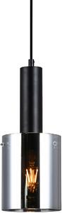 Italux glamour modern függeszték sardo fekete füstös itxpnd-5581-1-bk+sg