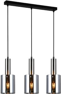 Italux glamour modern függeszték sardo füstös nikkel itxpnd-5581-3-sc+sg
