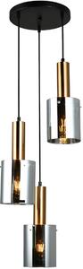 Italux glamour modern függeszték sardo füstös sárgaréz itxpnd55813abro+sg