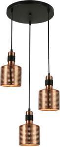 Italux Modern Függeszték Restenza Réz ITXPND-2439-3-COP
