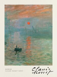 Reprodukció Sunrise - Claude Monet