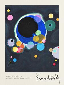 Wassily Kandinsky - Reprodukció Several Circles, 1922, (30 x 40 cm)
