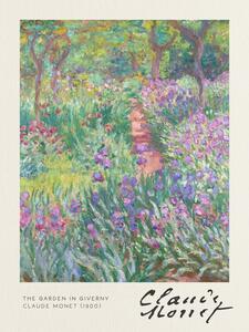 Reprodukció The Garden in Giverny - Claude Monet