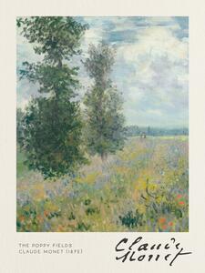 Reprodukció The Poppy Fields - Claude Monet