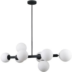Italux modern függeszték raddi fehér fekete itxpns-5510-8-bk