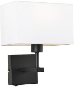 Italux modern skandináv fali lámpa norte fehér matt fekete itxwl11221abmrcwh