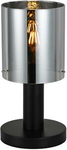 Italux glamour modern asztali lámpa sardo fekete füstös itxtb-5581-1-bk+sg