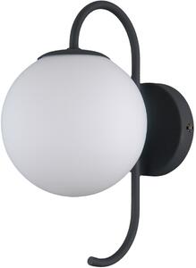 Italux modern fali lámpa gela fehér fekete itxwl-5500-1-bk