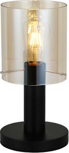 Italux glamour modern asztali lámpa sardo borostyán fekete itxtb-5581-1-bk+amb