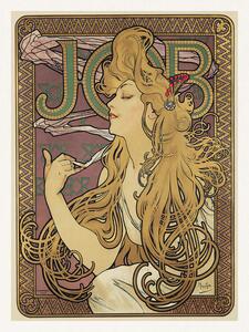 Reprodukció Job, Cigarette Paper Advert (Vintage Art Nouveau) - Alfons / Alphonse Mucha