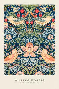 Reprodukció Strawberry Thief (Special Edition Classic Vintage Pattern) - William Morris