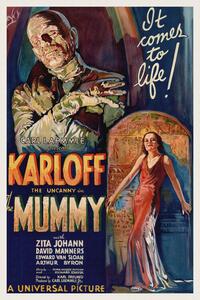 Reprodukció The Mummy (Vintage Cinema / Retro Movie Theatre Poster / Horror & Sci-Fi)