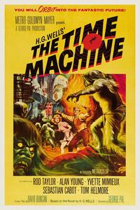 Reprodukció Time Machine, H.G. Wells (Vintage Cinema / Retro Movie Theatre Poster / Iconic Film Advert)