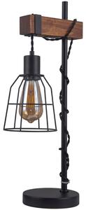 Italux modern asztali lámpa reda sötétbarna fekete itxtb-4793-1-l