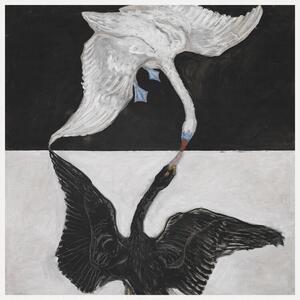 Reprodukció The Swan No.1 (Black & White) - Hilma af Klint