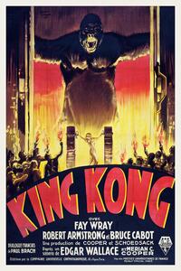 Reprodukció King Kong / Fay Wray (Retro Movie), (26.7 x 40 cm)