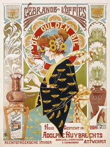 Reprodukció Coffee Shop Advert (Art Nouveau Café) - Alphonse Mucha