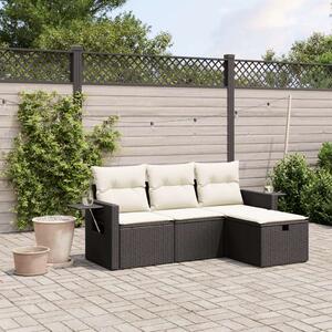 VidaXL Polyrattan Kerti Ülőgarnitúra - 4 részes