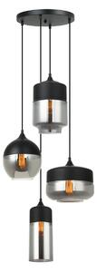Italux Modern Függeszték Molina Fekete ITXMDM-4364/4 BK+SG