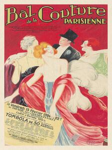 Reprodukció Bal de la Couture Parisienne (Vintage Fashion Ad) - Leonetto Cappiello