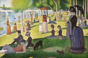 Reprodukció A Sunday on La Grande Jatte (Traditional Vintage Landscape) - Georges Seurat