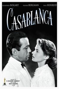Reprodukció Casablanca (Vintage Cinema / Retro Theatre Poster), (26.7 x 40 cm)