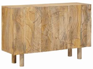 VidaXL Széf 100 x 30 x 65 cm Tömör Mangófa és Műszaki Fa