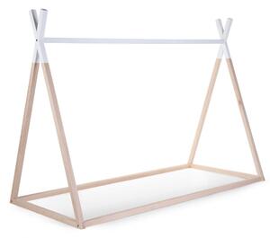 Childhome Tipi ágy - 90x200 cm - Fa - Természetes fehér
