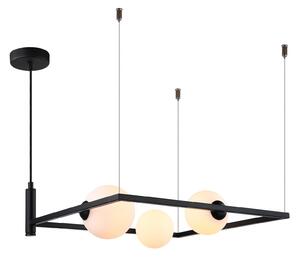 Italux modern függeszték gareth fehér fekete itxmdm-3975/3 bk